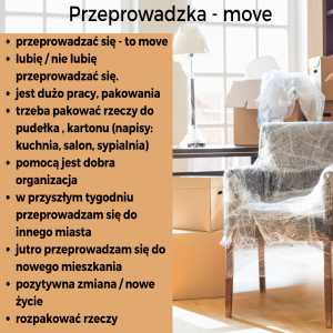 #295 Przeprowadzać się - To move out