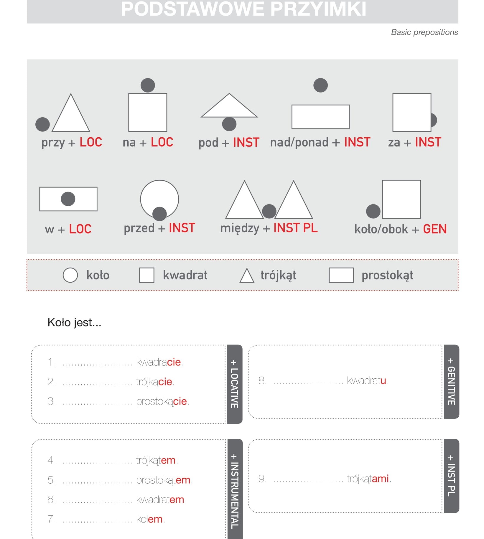 #231 Podstawowe przyimki - Basic prepositions