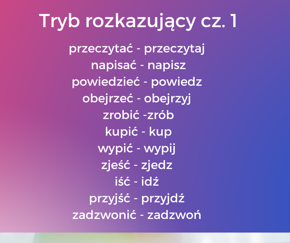 #277 Tryb rozkazujący - Imperative