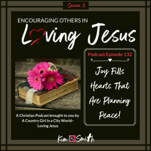 Ep. 132: Joy Fills Hearts That Are Planning Peace!