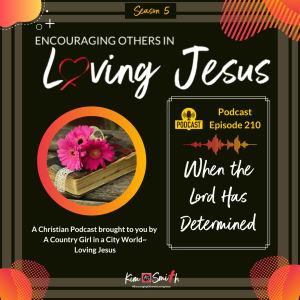 Ep. 210: When the Lord Has Determined