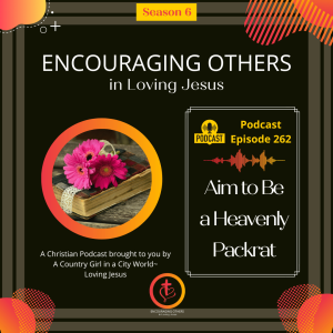 Ep. 262: Aim to Be a Heavenly Packrat