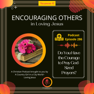 Ep. 286: Do You Have the Courage to Pray God-Sized Prayers?