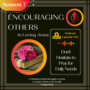 Ep. 320: Don't Hesitate to Pray for Daily Needs