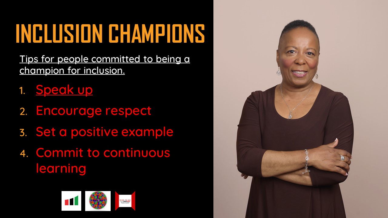 Speak Up! Tips for Inclusion Champions