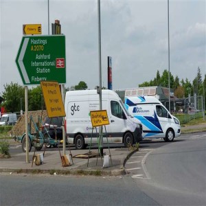 Podcast: Controversial work to replace a busy roundabout in Ashford with traffic lights finally gets under way