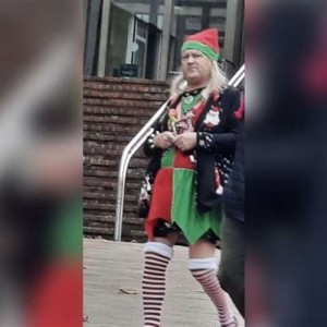 Podcast:  Sex offender dressed as elf admits kissing children