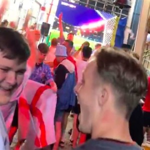 Podcast: Fans celebrate England reaching the final of Euro2020 and look ahead to game against Italy