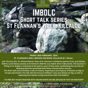IMBOLC - Short talk series, St Flannan’s Well, Killaloe