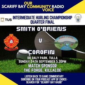 Smith O’Briens v Corofin - Match Sponsor - The Forge, Killaloe