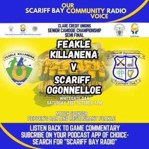 Feakle Killanena v Scariff Ogonnelloe Match Sponsor - Peppers Bar and Restaurant Feakle
