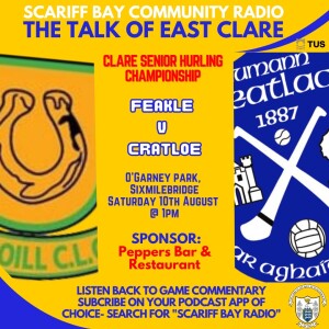 Feakle v Cratloe Match Sponsor - Peppers bar and Restaurant Feakle -