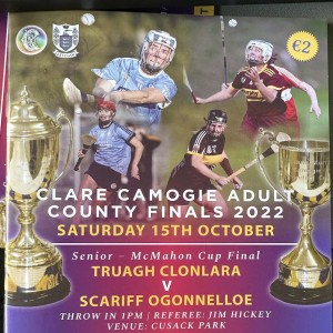 Scariff Ogonnelloe v Truagh Clonlara Senior camogie final - Match Sponsor Tom Collins Engineering  of Scariff