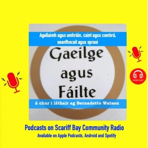 Gaeilge agus Fáilte á chur i láthair ag Bernadette Watson Clár 15