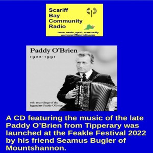 Paddy O’Brien CD Launch -