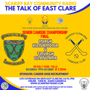 Inagh Kilnamona v Truagh Clonlara Match sponsor Career Wise Recruitment  http://www.careerwise.ie/
