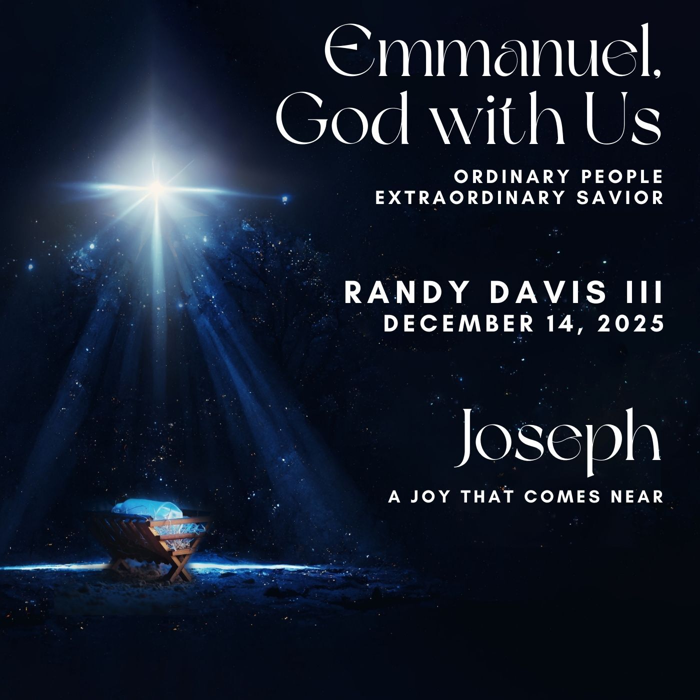 A Joy That Comes Near - (12/14/25) Randy Davis III episode artwork