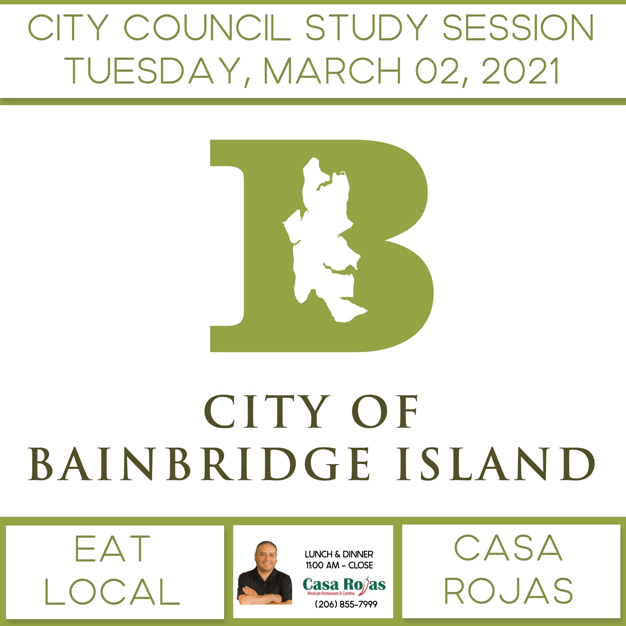 CITY COUNCIL STUDY SESSION CITY OF BAINBRIDGE ISLAND | TUESDAY, MARCH 02, 2021