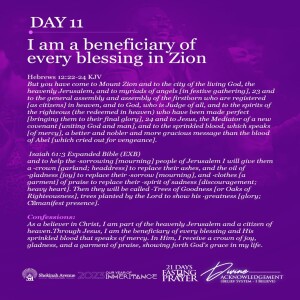 Prayer And Fasting (May 2023) - Day Eleven (Seed of Abraham)