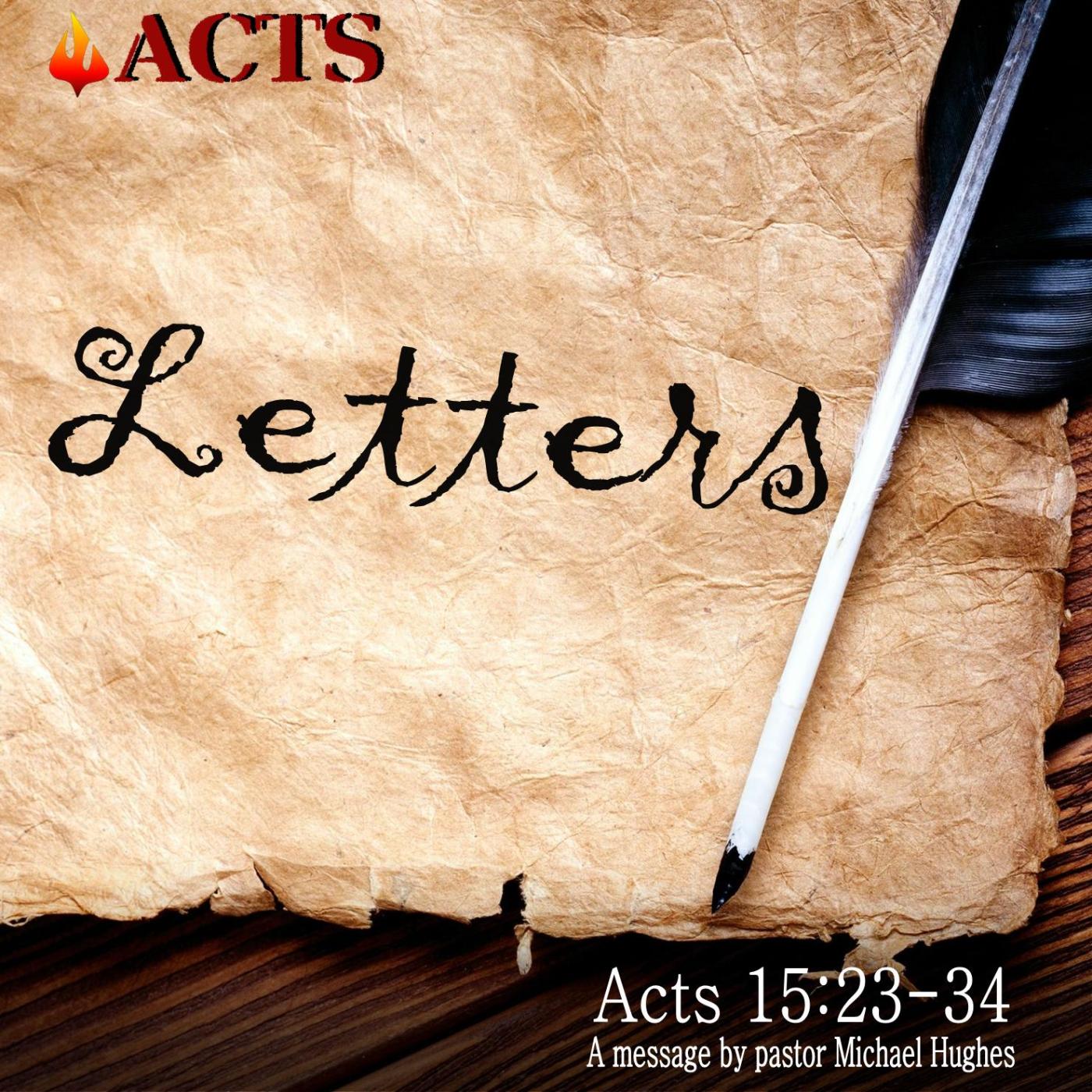 Acts 15:22-34 Letters