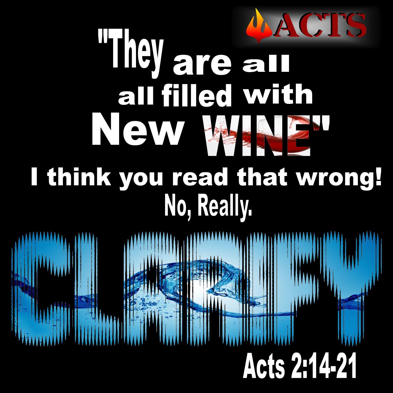 Clarify - Acts 2:14-21