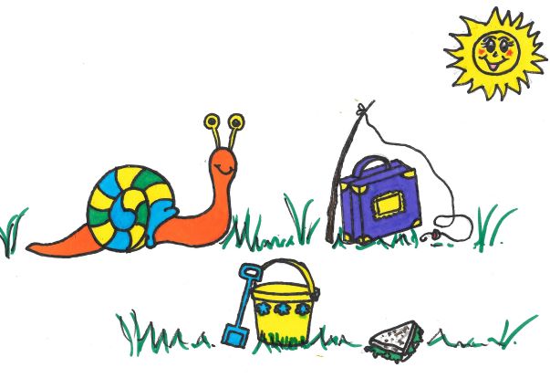 Cecil Snail goes on holidays