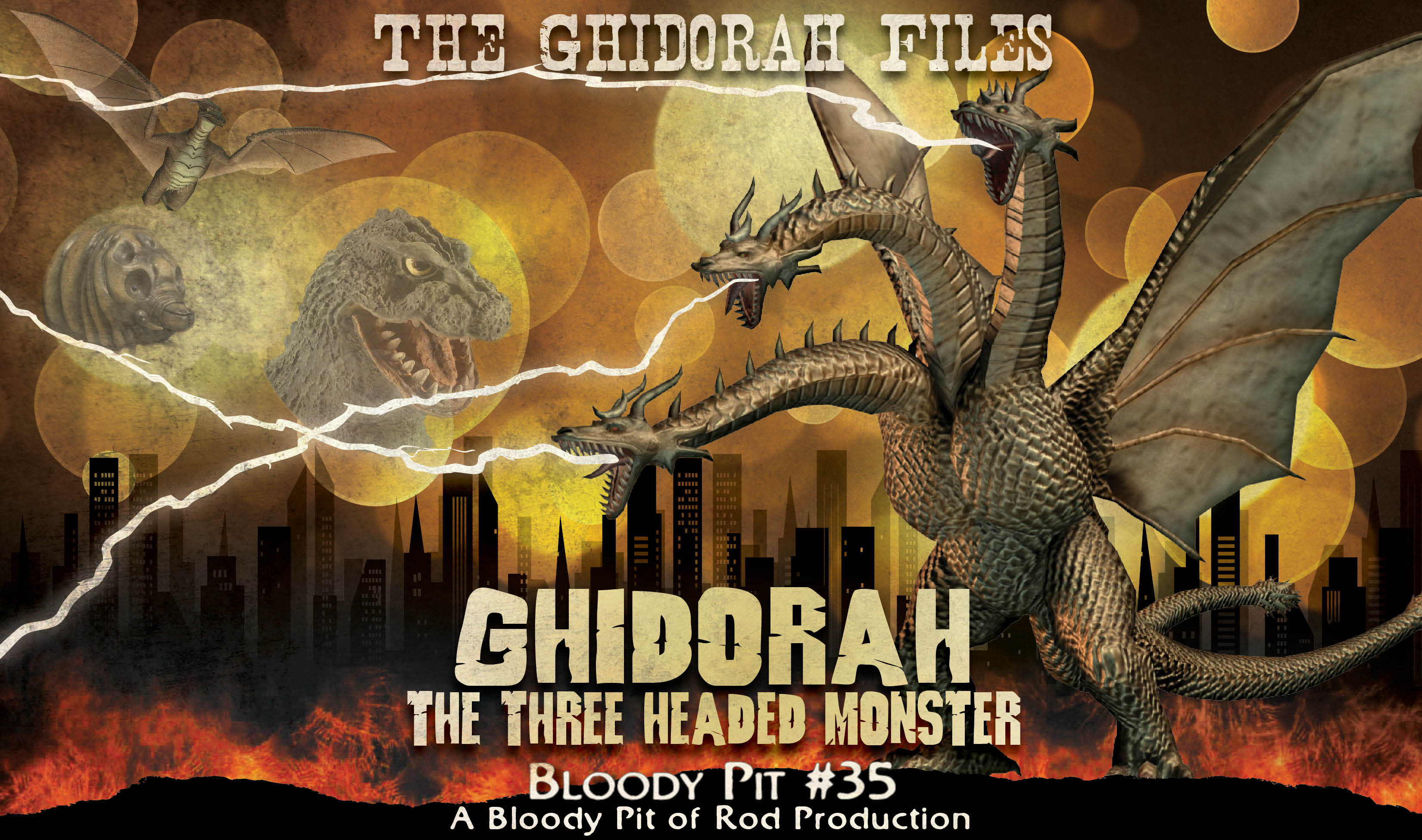 The Bloody Pit #35 - GHIDORAH, THE THREE HEADED MONSTER (1964) 