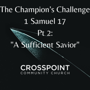 1 Samuel 17:12-40 The Champion’s Challenge Pt 2: A Sufficient Savior