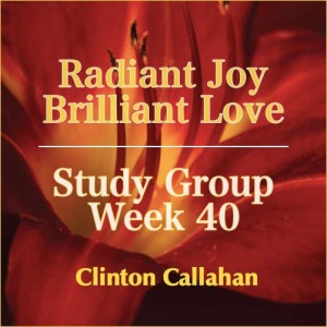 Radiant Joy Brilliant Love: Week 40