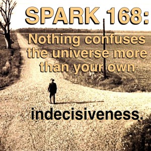 Nothing Confuses The Universe More Than Your Own Indecisiveness (SPARK 168)