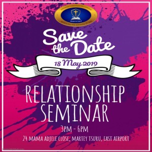 Relationship Seminar May 2019 - Part 1
