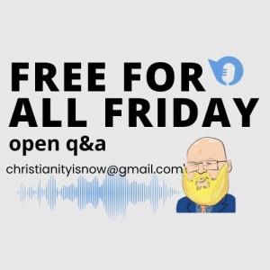 about Free For All Friday,  church preschool, the moon landing, FEMMA mismanagement s6e189