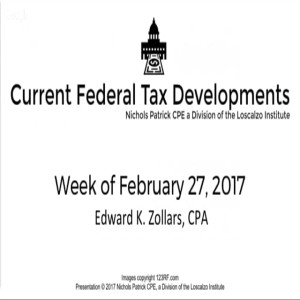 Federal Tax Update - Feb. 27, 2017