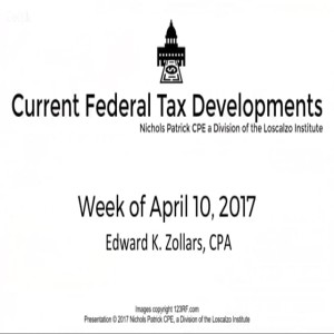 Federal Tax Update - April 10, 2017