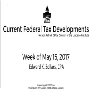 Federal Tax Update - May 15, 2017