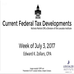 Federal Tax Update - July 3, 2017