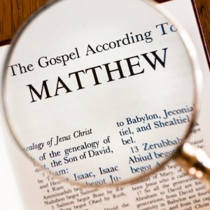 The Gospel According to Matthew - Priorities