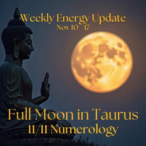 #354 - Weekly Energy Update for Nov 10 -17: Full Moon in Taurus & 11/11 Numerology