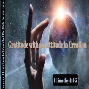 Gratitude with and Attitude in Creation