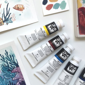 Review of Hybrid (Watercolor & Gouache) Paint from ShinHan Art