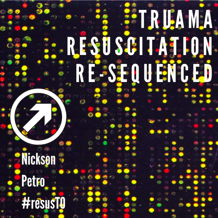 Trauma Resuscitation Re-Sequenced, Chris Nickson and Andrew Petrosoniak, 2018