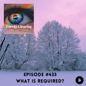 Energy Clearing for Life Podcast #433 ”What is Required?”
