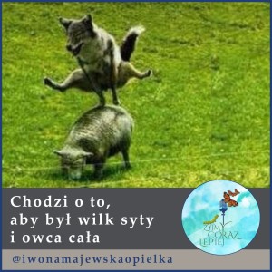 Chodzi o to, aby był wilk syty i owca cała.