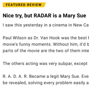 Episode 175 - Nice Try, But R.A.D.A.R. Is A Mary Sue