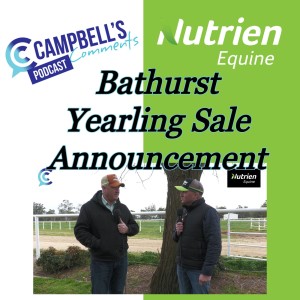 Bathurst Yearling Announcement with Mark Barton