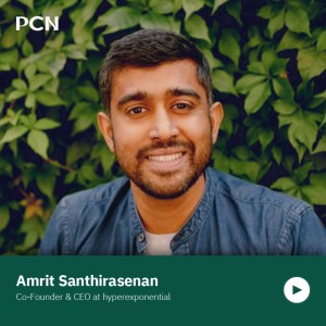 Amrit Santhirasenan, CEO and Co-Founder of hyperexponential