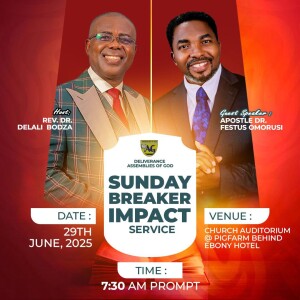 June 29 - Apostle Dr. Festus Omorusi