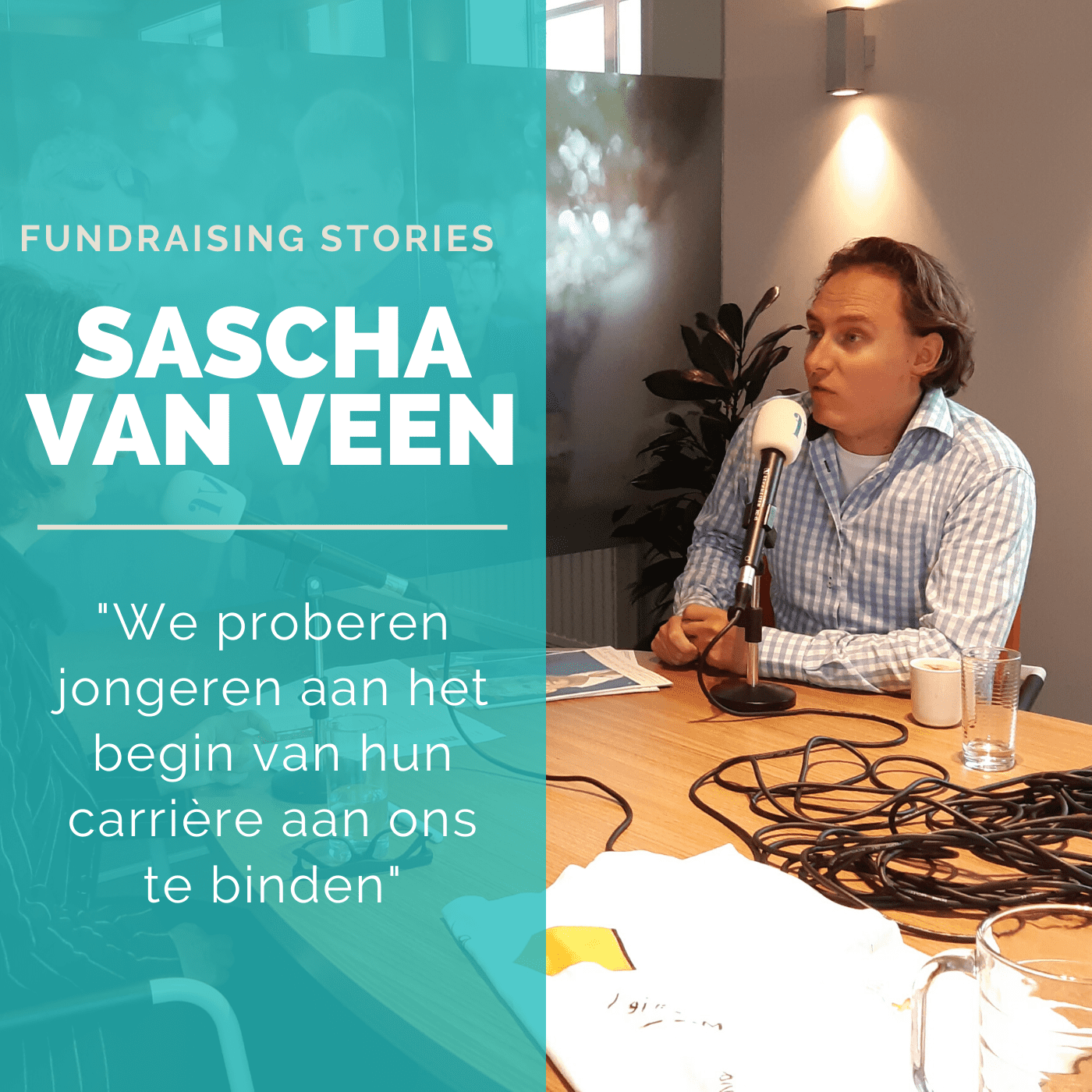 #9: Sascha van Veen over de groei van Stichting van het Kind door slimme telemarketing en werken met een jong team