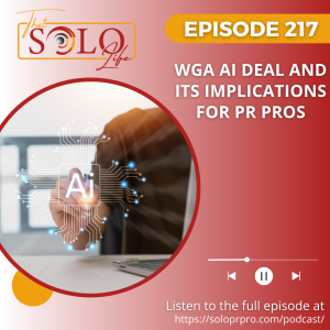 WGA AI Deal and Its Implications for PR Pros