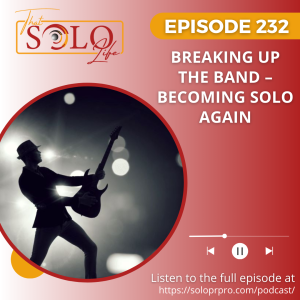 Breaking Up the Band – Becoming Solo Again